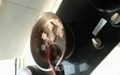 Make Hot cabbage and fried meat step 3