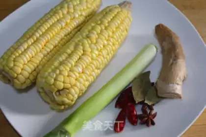 Make The cavity of corn step 0