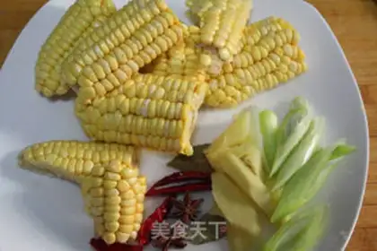 Make The cavity of corn step 2