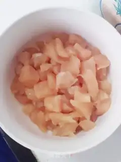 Make Silver-eared corn chicken step 2
