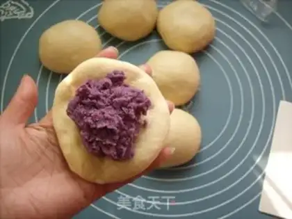 Make Purple bouquet step 4