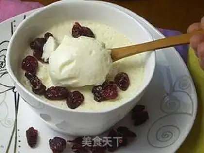 Make Cranberry milk steamed eggs step 6