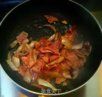 Make Cheese potato bacon fried step 3