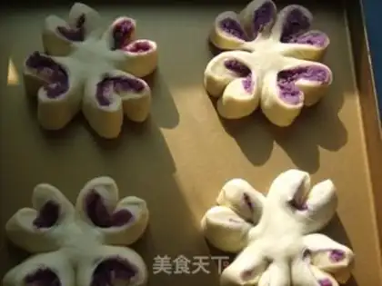 Make Purple bouquet step 7