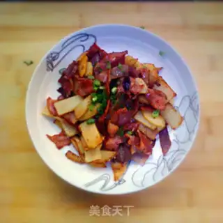 Make Cheese potato bacon fried step 6
