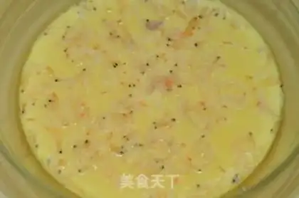 Make Shrimp eggs step 1