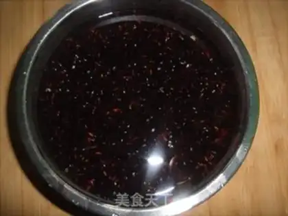 Make Black rice cake step 0