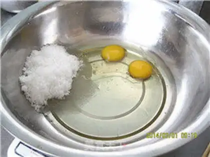 Make Egg sesame stick step 0