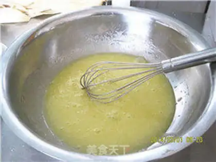 Make Egg sesame stick step 1