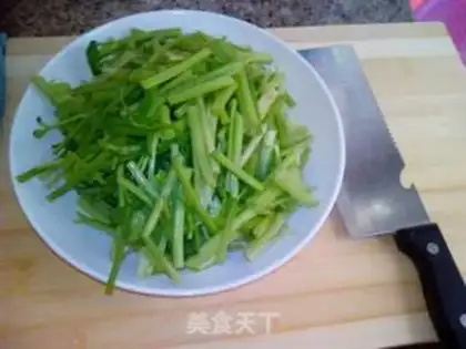 Make Celery and meat step 1