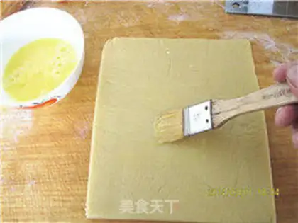 Make Egg sesame stick step 6