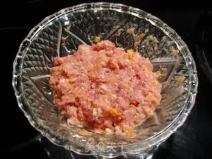 Make Crystal rice meatballs step 2