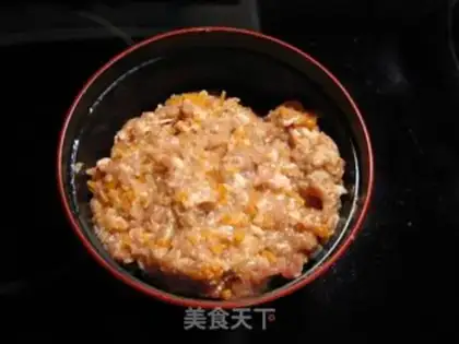 Make Crystal rice meatballs step 3
