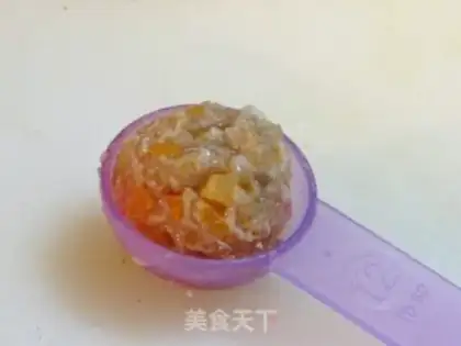 Make Crystal rice meatballs step 5
