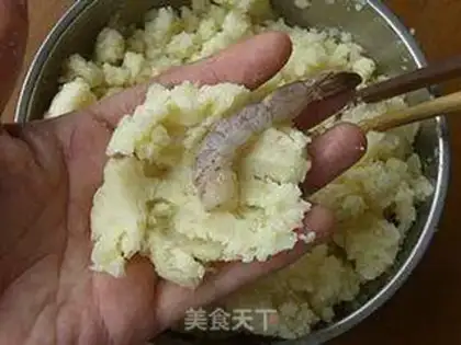 Make Potato shrimp step 4