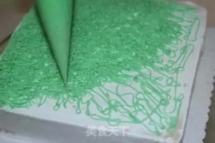 Make Mahjongg cake step 6