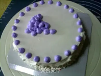 Make Grape cake step 8