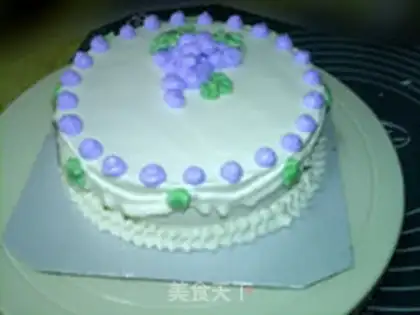 Make Grape cake step 10