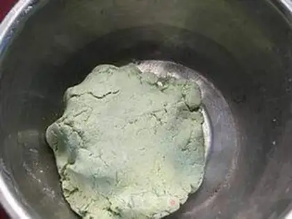 Make Alegrass, black sesame soup step 2