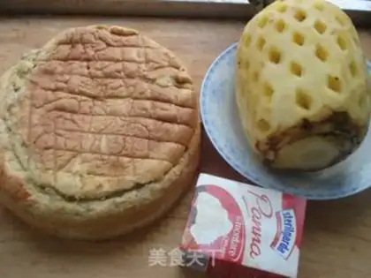 Make Apple Rose birthday cake step 0