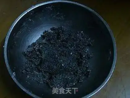 Make Alegrass, black sesame soup step 5