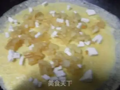 Make Apple cheese eggcake step 5