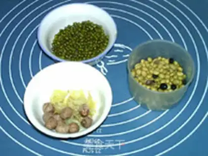 Make Green bean lily lotion step 0