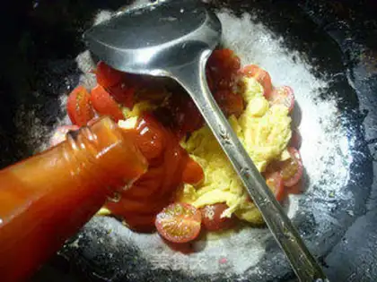 Make Holy fruit and eggs step 7