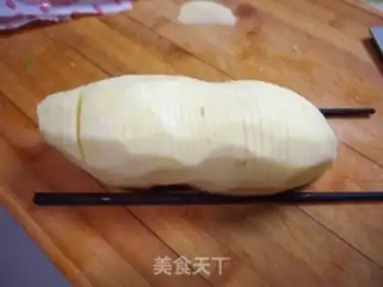 Make Ham organ potatoes step 2