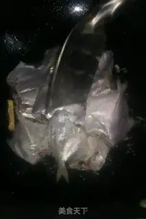 Make Snow veggies to fry the fish step 4