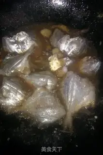 Make Snow veggies to fry the fish step 5