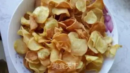 Make Homemade snack chips step 5