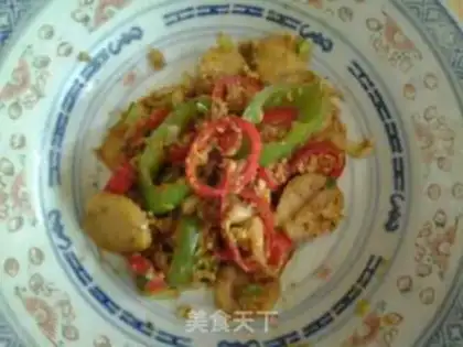 Make Double-coloured egg fried step 5