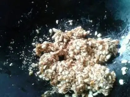 Make Sesame peanut sugar step 3