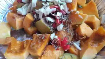 Make Pumpkin salad step 2