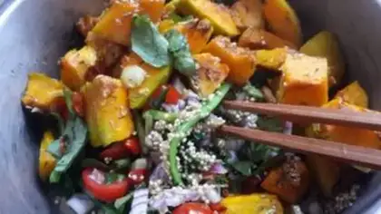 Make Pumpkin salad step 8