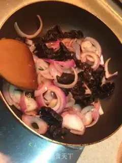 Make Onions, black-mucked liver step 4