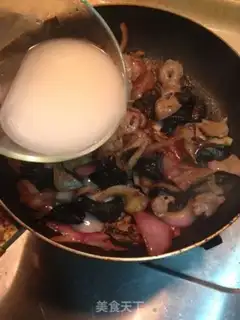 Make Onions, black-mucked liver step 5