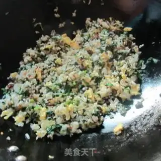 Make Mustard egg fried rice step 6