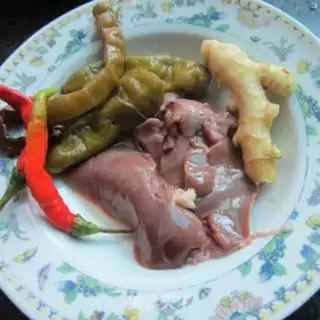 Make Sour chicken liver step 0