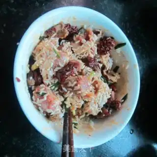 Make Red-tree pork rice step 5