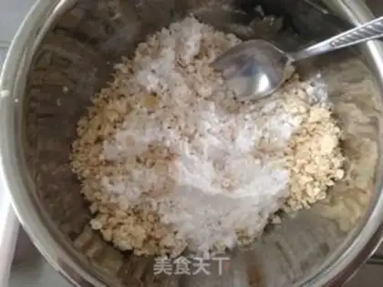 Make oatmeal cookies step 3