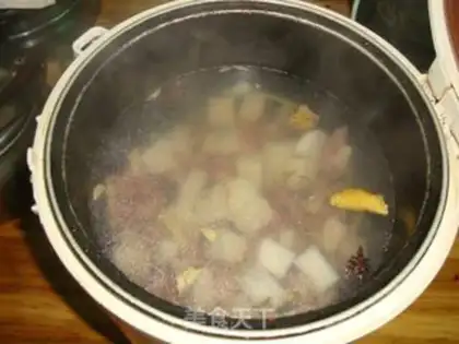 Make radish oxen soup step 2