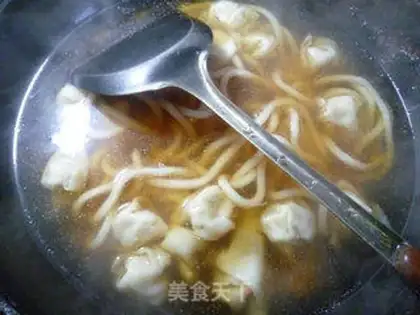 Make Shrimp twig noodles step 8