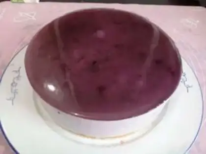 Make Blueberry yogurt cake step 17