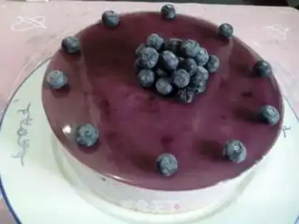 Make Blueberry yogurt cake step 18