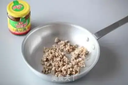 Make Meat sauce and eggplant step 1
