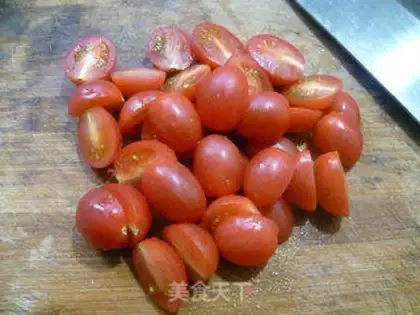 Make Holy fruit, fried potatoes step 3