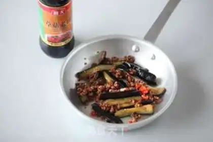 Make Meat sauce and eggplant step 3