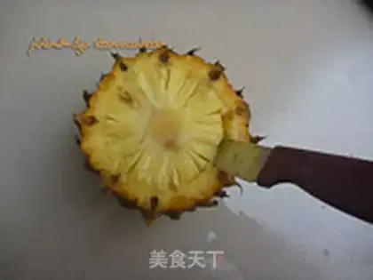 Make Pineapple crotch step 0